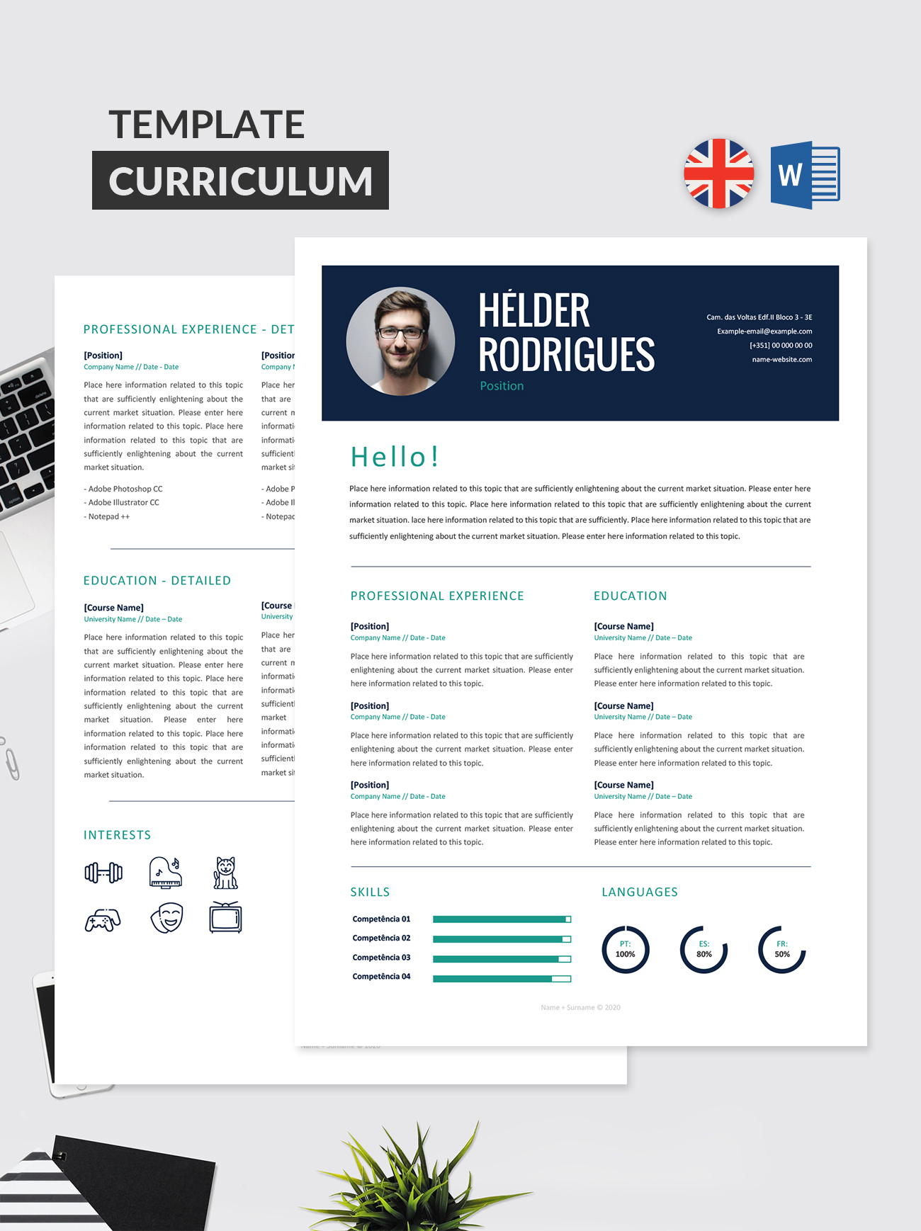 The best CV models fully editable in Word - Job 30 days